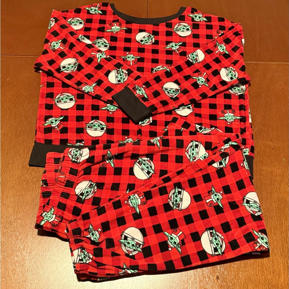 Cozy Red Kids Pajama Set with Character Print